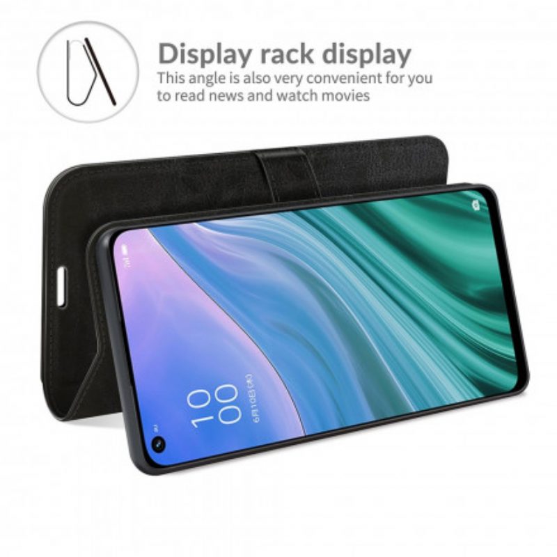 Flip Case Für Oppo A54 5G / A74 5G Ultra-kunstleder