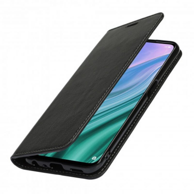 Schutzhülle Für Oppo A54 5G / A74 5G Flip Case Echtes Leder