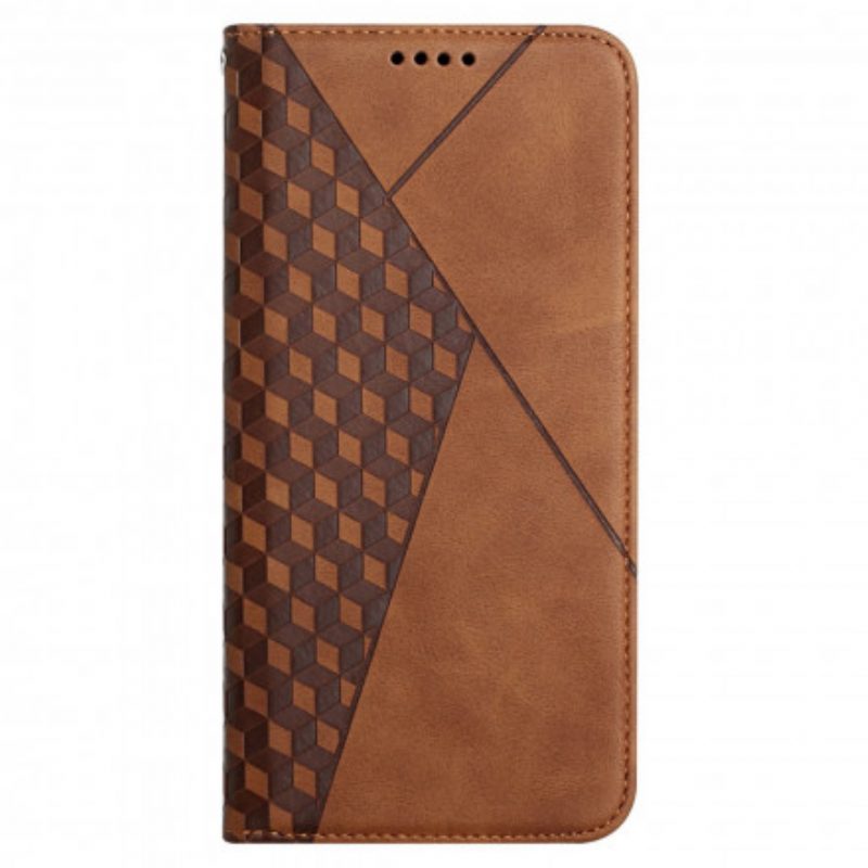 Schutzhülle Für Oppo A54 5G / A74 5G Flip Case Kubischer Skin-touch-stil