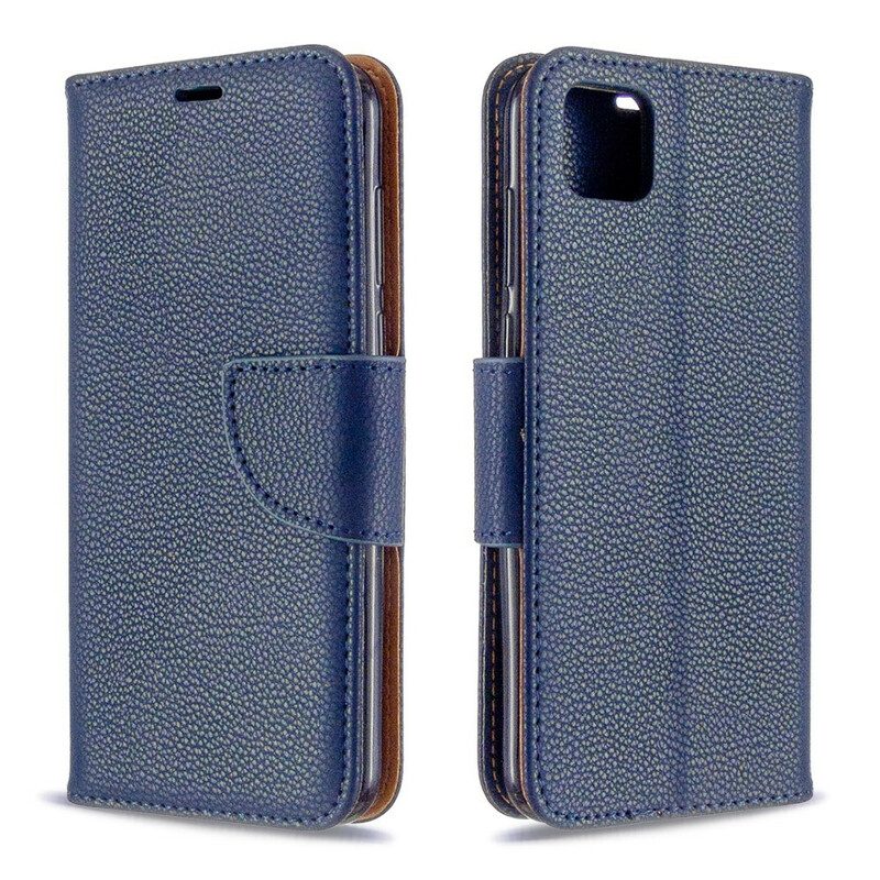 Flip Case Für Huawei Y5p Flip Case Lychee Rabat Oblique