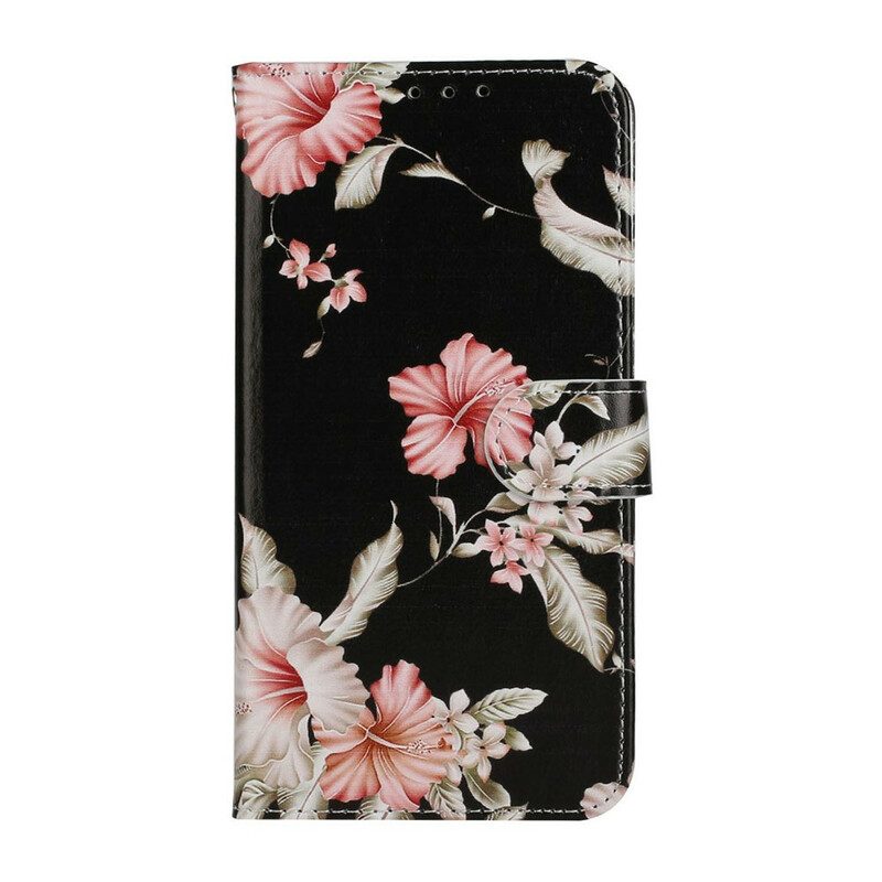 Flip Case Für Huawei Y5p Unzählige Blumen