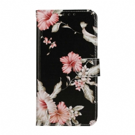 Flip Case Für Huawei Y5p Unzählige Blumen