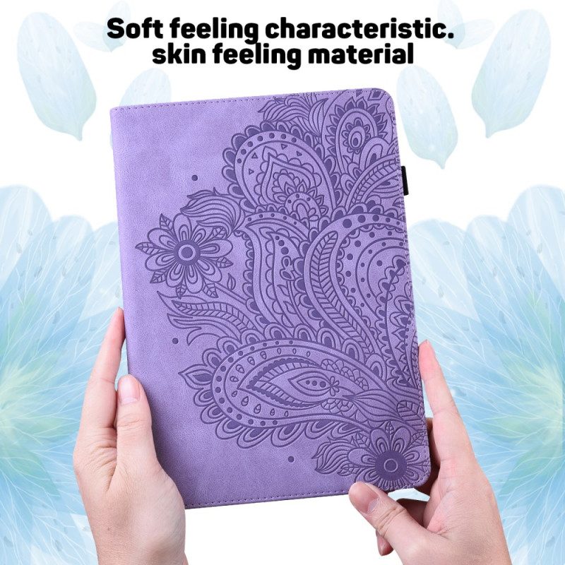 Case Für Samsung Galaxy Tab S9 Fe Blumenmuster