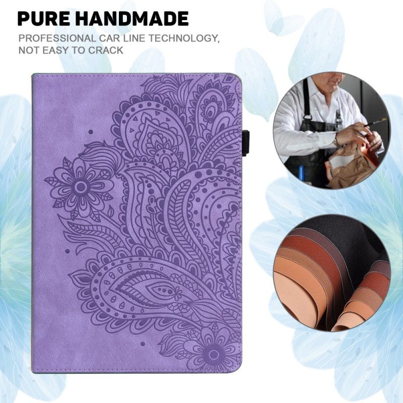 Case Für Samsung Galaxy Tab S9 Fe Blumenmuster