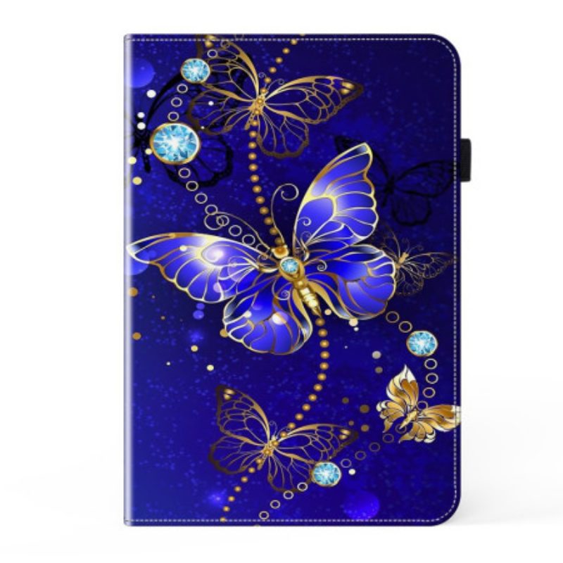 Case Für Samsung Galaxy Tab S9 Fe Diamant-schmetterlinge