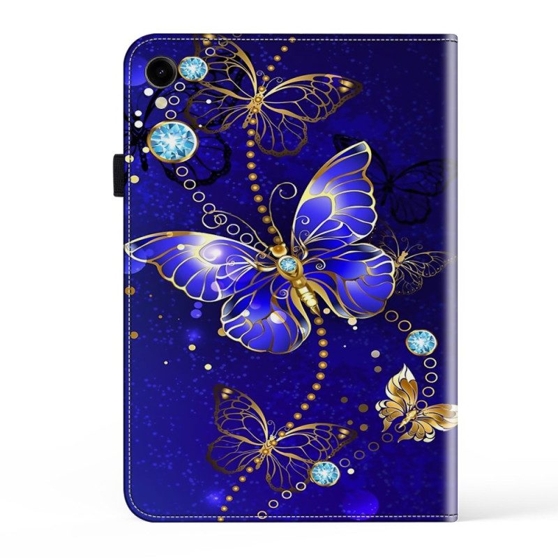 Case Für Samsung Galaxy Tab S9 Fe Diamant-schmetterlinge