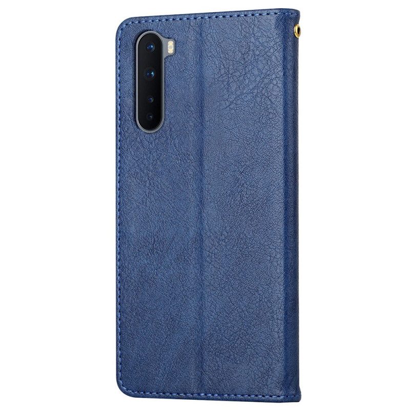 Flip Case Für OnePlus Nord Kunstleder-silhouette