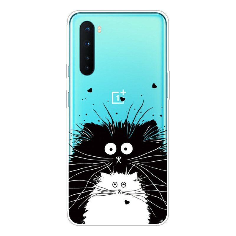 Handyhülle Für OnePlus Nord Schauen Sie Sich Die Katzen An