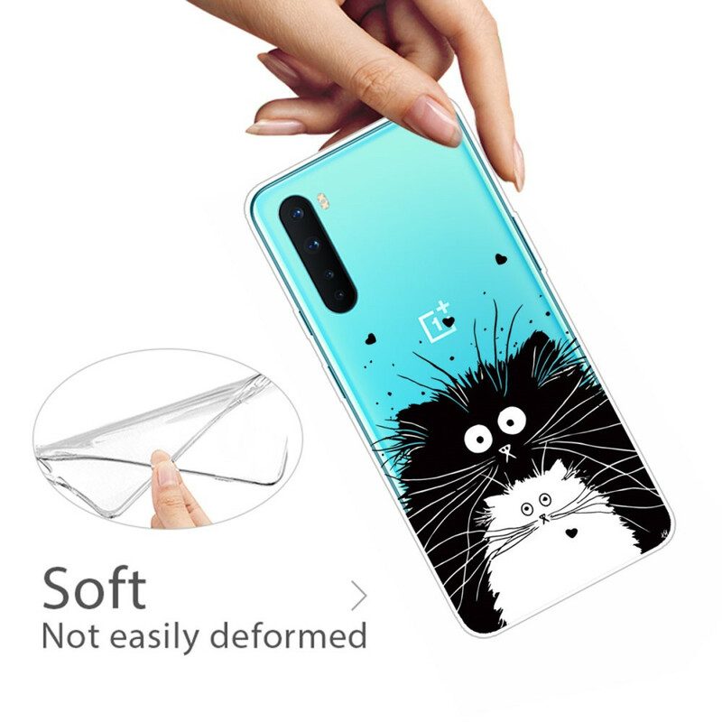 Handyhülle Für OnePlus Nord Schauen Sie Sich Die Katzen An