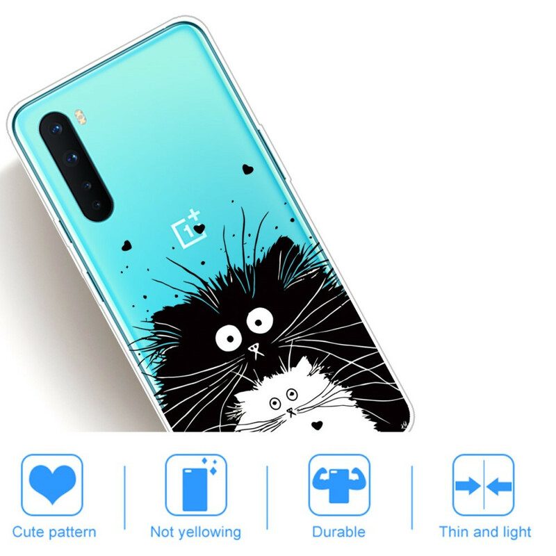 Handyhülle Für OnePlus Nord Schauen Sie Sich Die Katzen An