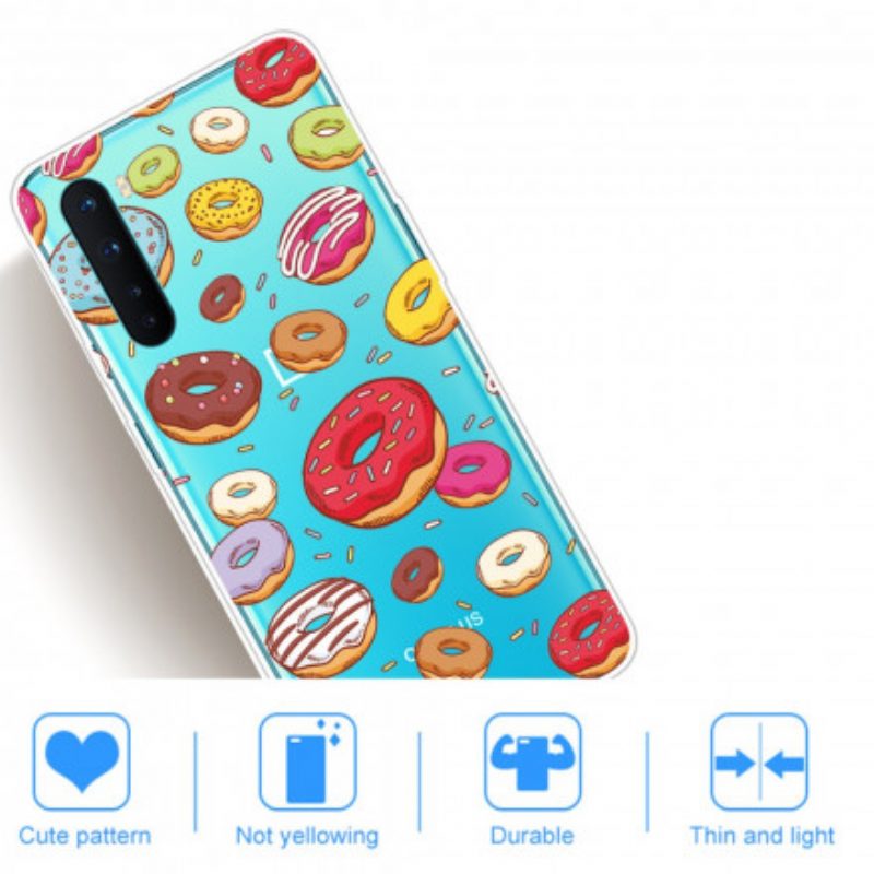 Hülle Für OnePlus Nord Ich Liebe Donuts