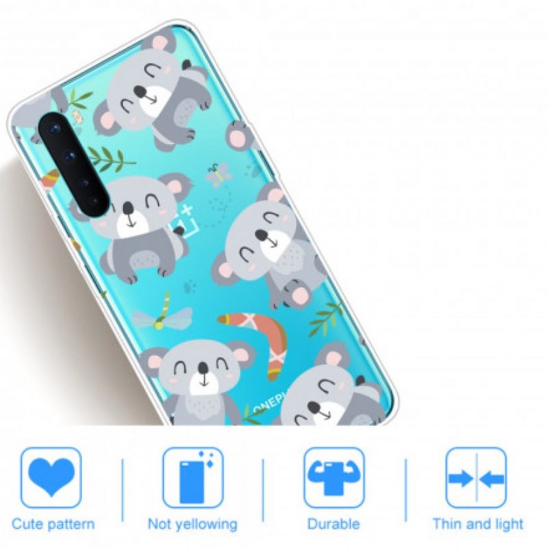 Hülle Für OnePlus Nord Süße Graue Koalas