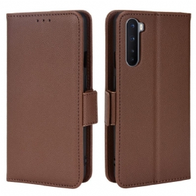 Lederhüllen Für OnePlus Nord Flip Case Klappe Doppelt. Neue Farben