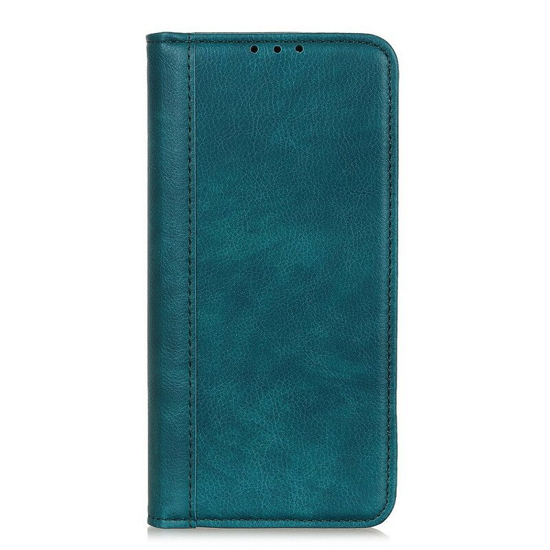 Schutzhülle Für OnePlus Nord Flip Case Litschi-spaltleder