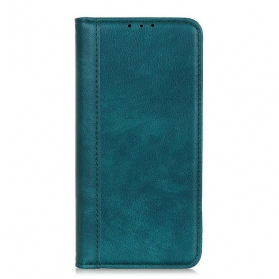 Schutzhülle Für OnePlus Nord Flip Case Litschi-spaltleder