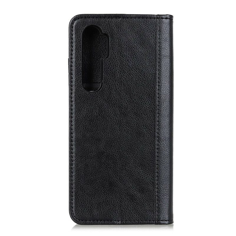 Schutzhülle Für OnePlus Nord Flip Case Litschi-spaltleder