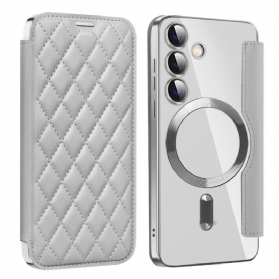 Flip Case Für Samsung Galaxy S24 Plus 5g Gepolsterter Magsafe-kompatibel