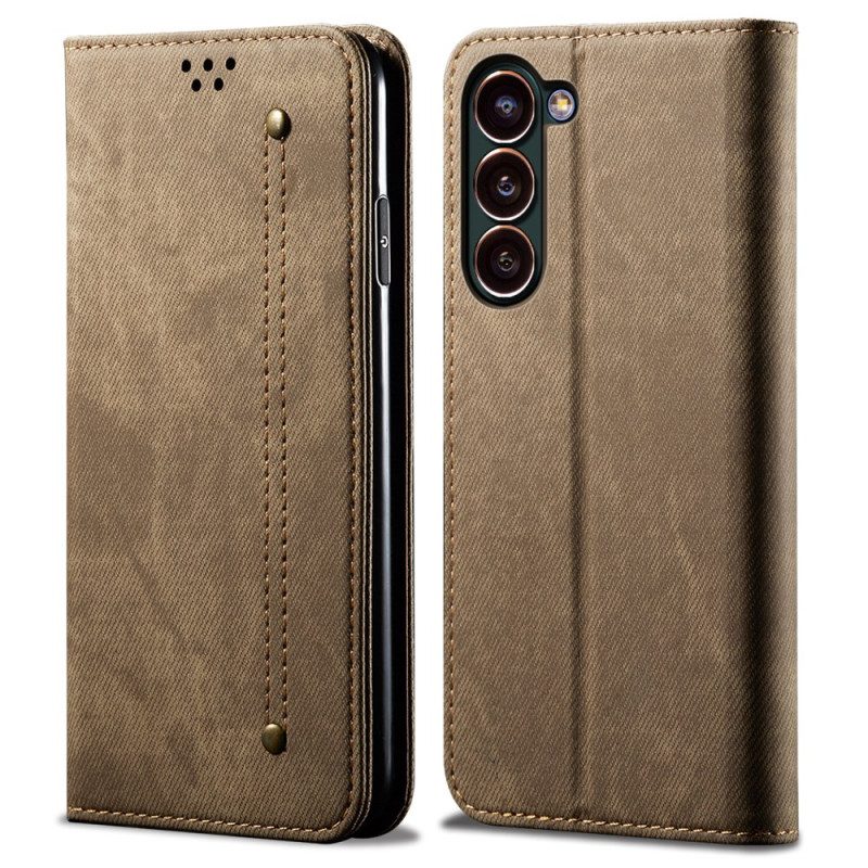 Flip Case Samsung Galaxy S24 Plus 5g Jeans-textur