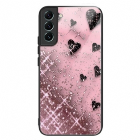 Hülle Für Samsung Galaxy S24 Plus 5g Pink Love Gehärtetes Glas