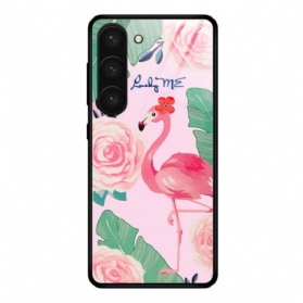 Hülle Samsung Galaxy S24 Plus 5g Flamingo-hartglas