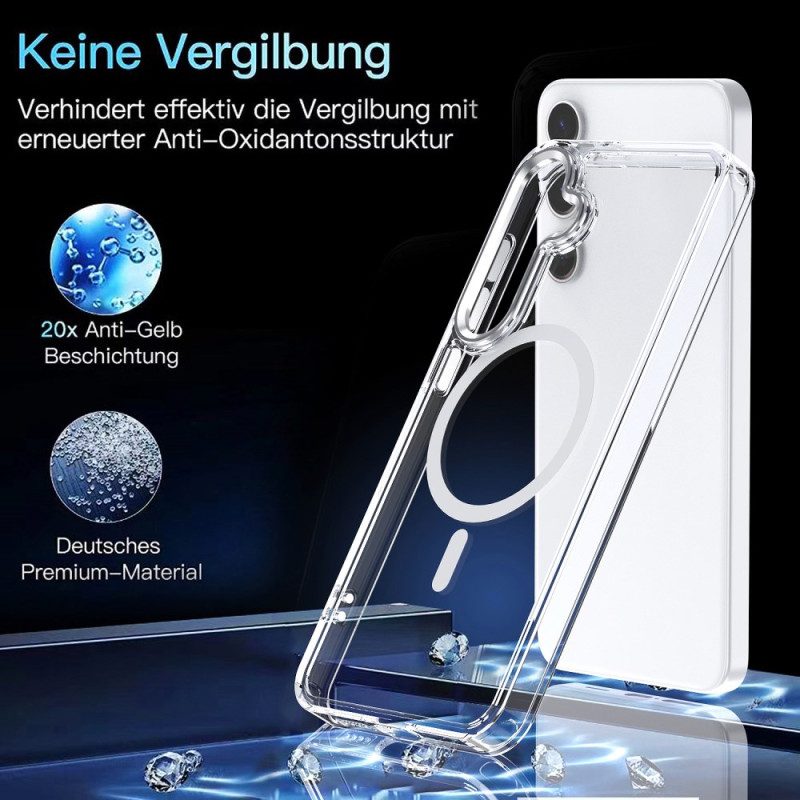 Hülle Samsung Galaxy S24 Plus 5g Handyhülle Transparent Kompatibel Mit Magsafe