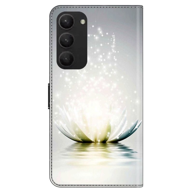 Lederhüllen Samsung Galaxy S24 Plus 5g Handyhülle Lotus