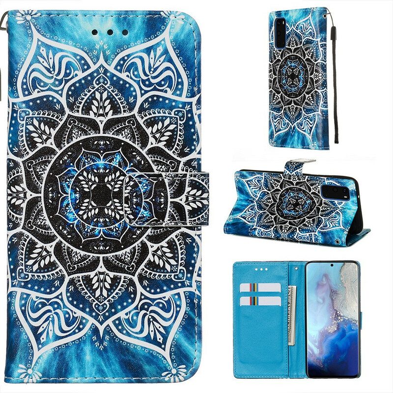 Flip Case Für Samsung Galaxy S20 Mandala Im Himmel