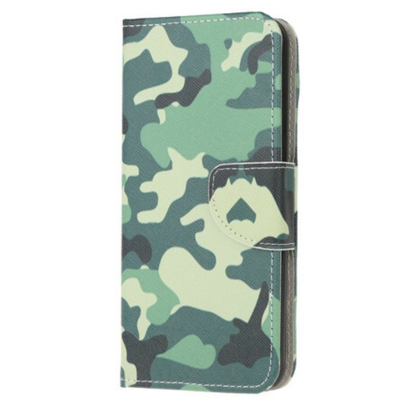 Flip Case Für Samsung Galaxy S20 Militärische Tarnung