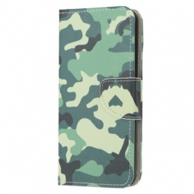 Flip Case Für Samsung Galaxy S20 Militärische Tarnung