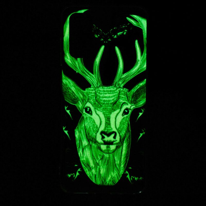 Handyhülle Für Samsung Galaxy S20 Fluoreszierender Majestätischer Hirsch