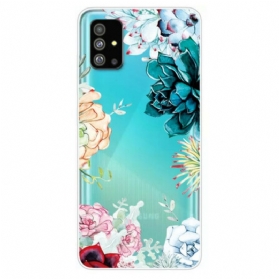 Handyhülle Für Samsung Galaxy S20 Nahtlose Aquarellblumen