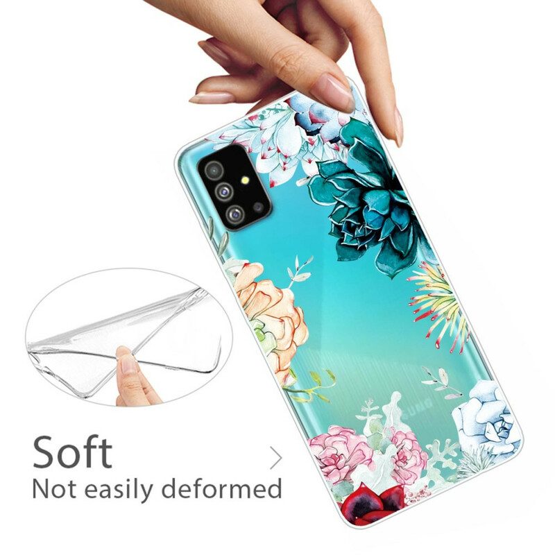 Handyhülle Für Samsung Galaxy S20 Nahtlose Aquarellblumen