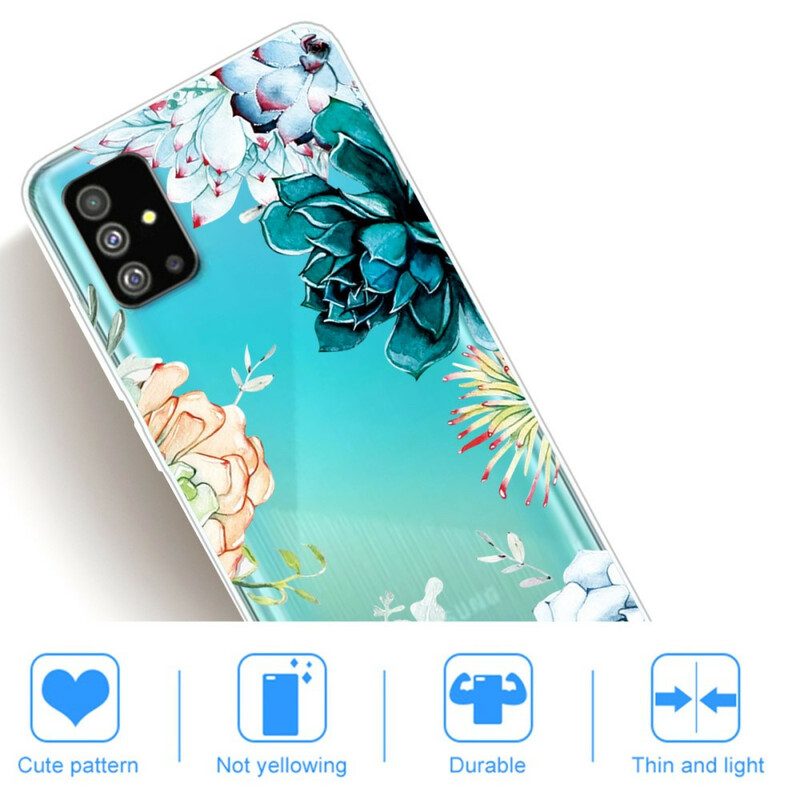 Handyhülle Für Samsung Galaxy S20 Nahtlose Aquarellblumen