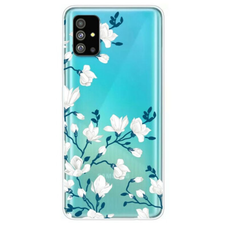 Handyhülle Für Samsung Galaxy S20 Weiße Blumen