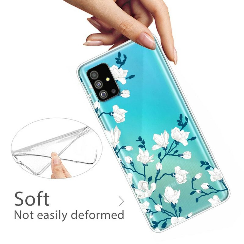 Handyhülle Für Samsung Galaxy S20 Weiße Blumen