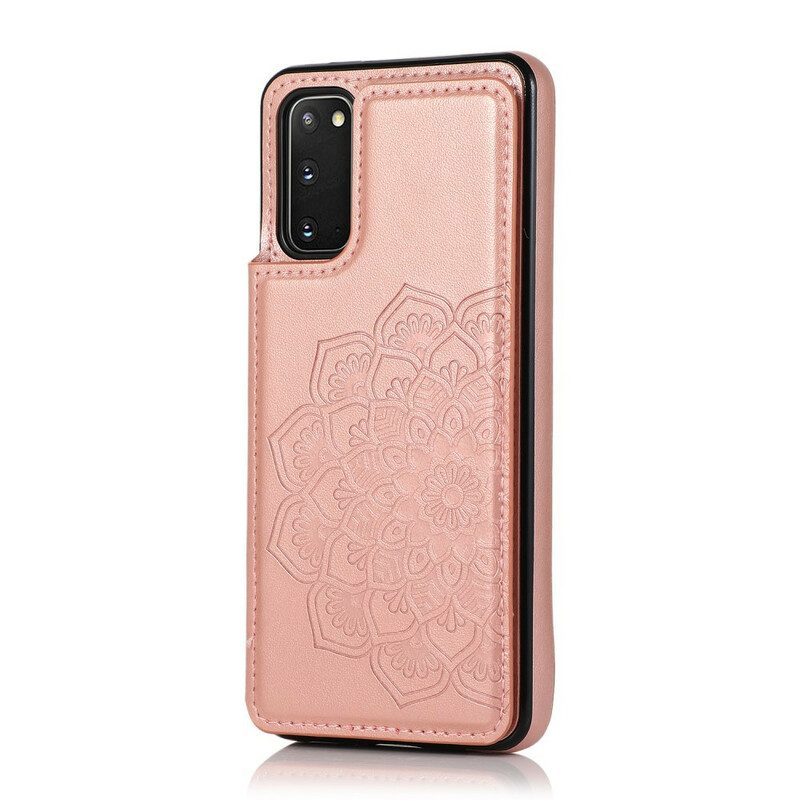 Hülle Für Samsung Galaxy S20 Kartenhalter Mit Mandala-print