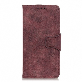 Lederhüllen Für Samsung Galaxy S20 Flip Case Vintage Magnetklappe