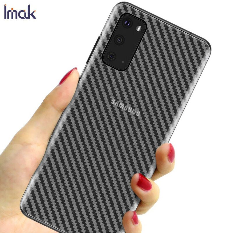 Rückseitenfolie Für Samsung Galaxy S20 Style Carbon Imak