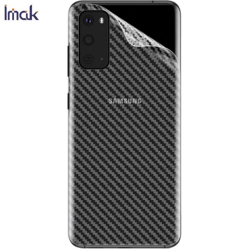 Rückseitenfolie Für Samsung Galaxy S20 Style Carbon Imak