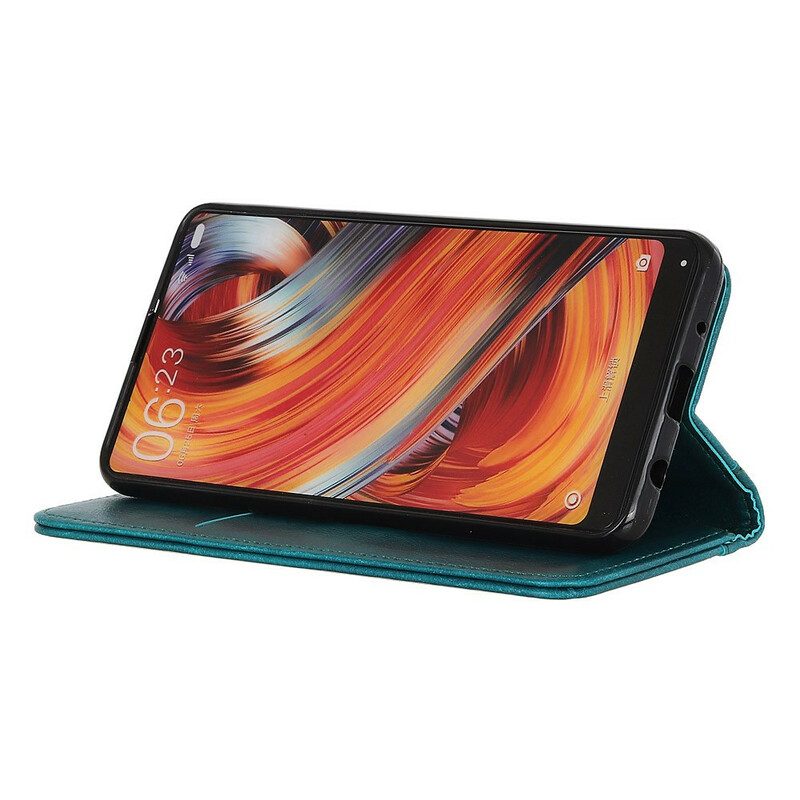 Schutzhülle Für Samsung Galaxy S20 Flip Case Eleganz Aus Gespaltenem Litschi-leder