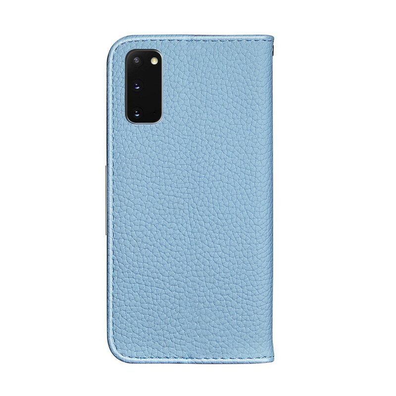 Schutzhülle Für Samsung Galaxy S20 Flip Case Kunstleder Litschi Ultra Chic