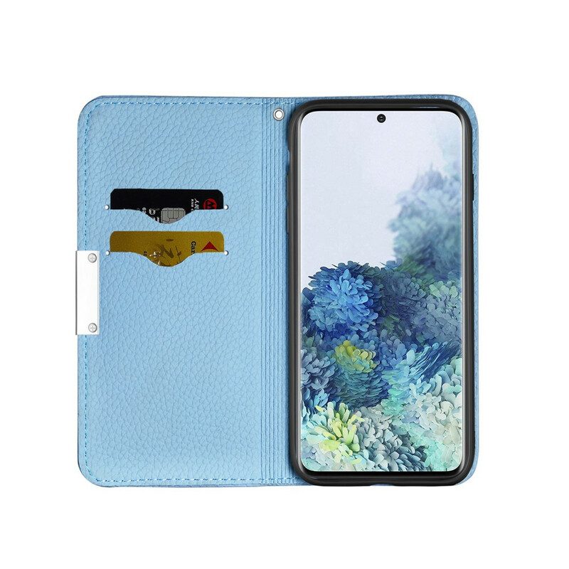 Schutzhülle Für Samsung Galaxy S20 Flip Case Kunstleder Litschi Ultra Chic