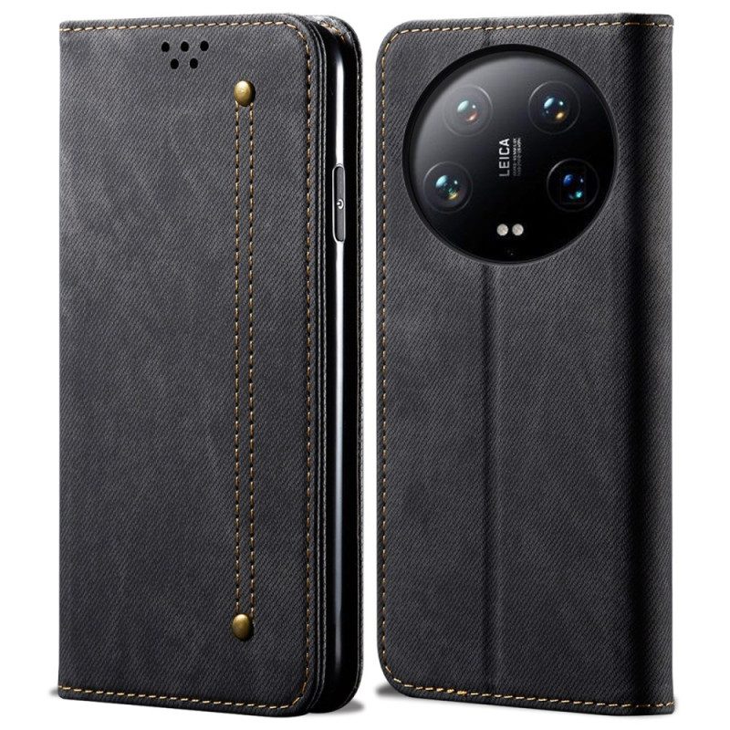 Flip Case Für Xiaomi 14 Ultra Stoff