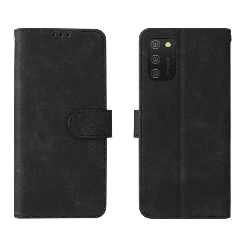 Flip Case Für Samsung Galaxy A02s Hautberührung