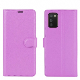 Flip Case Für Samsung Galaxy A02s Klassisch