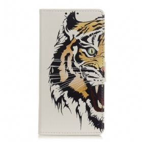 Flip Case Für Samsung Galaxy A02s Wilder Tiger