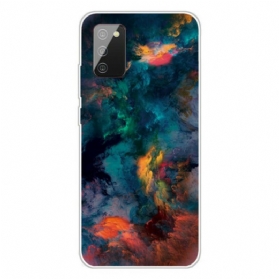 Handyhülle Für Samsung Galaxy A02s Bunte Wolken