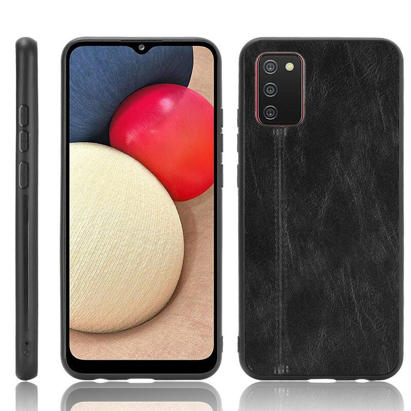 Handyhülle Für Samsung Galaxy A02s Couture-ledereffekt