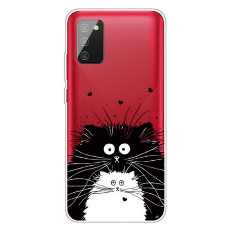 Handyhülle Für Samsung Galaxy A02s Schauen Sie Sich Die Katzen An