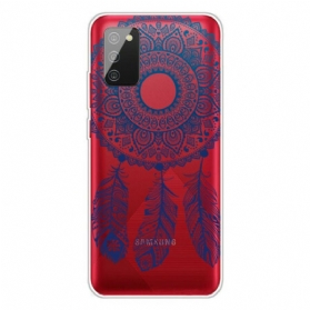 Hülle Für Samsung Galaxy A02s Einzelnes Blumenmandala